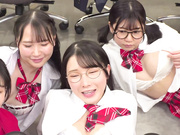 DNJR-160 女子●生ハーレムオナサポ学園 J●による正しい射精レッスン！  皆月ひかる 南日菜乃 川栄結愛 宮西ひかる 橘未来 - 2of5